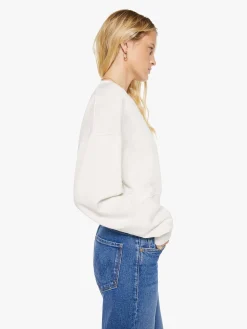 Eterne Cropped V-Neck Sweatshirt