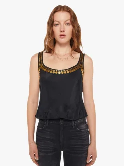 Fiona Gilded Coin Top