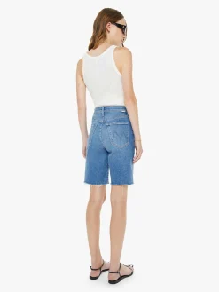 High Waisted Rider Bermuda Short Fray