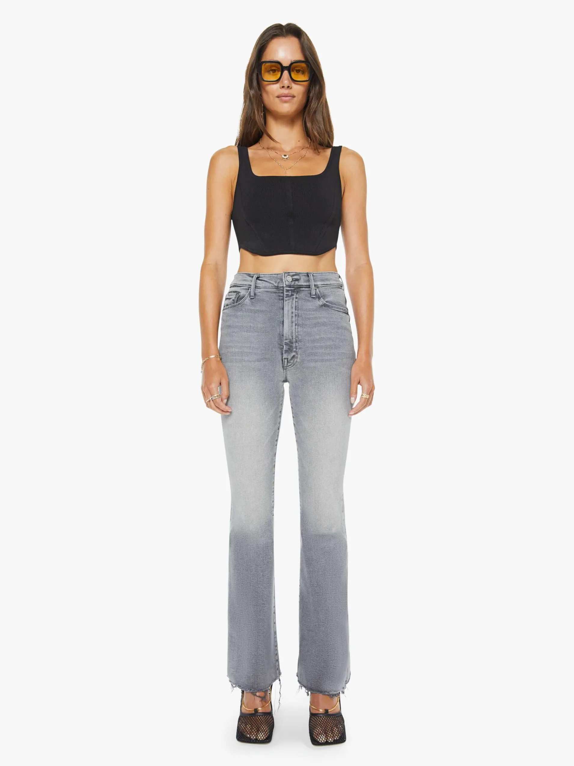 High Waisted Weekender Fray