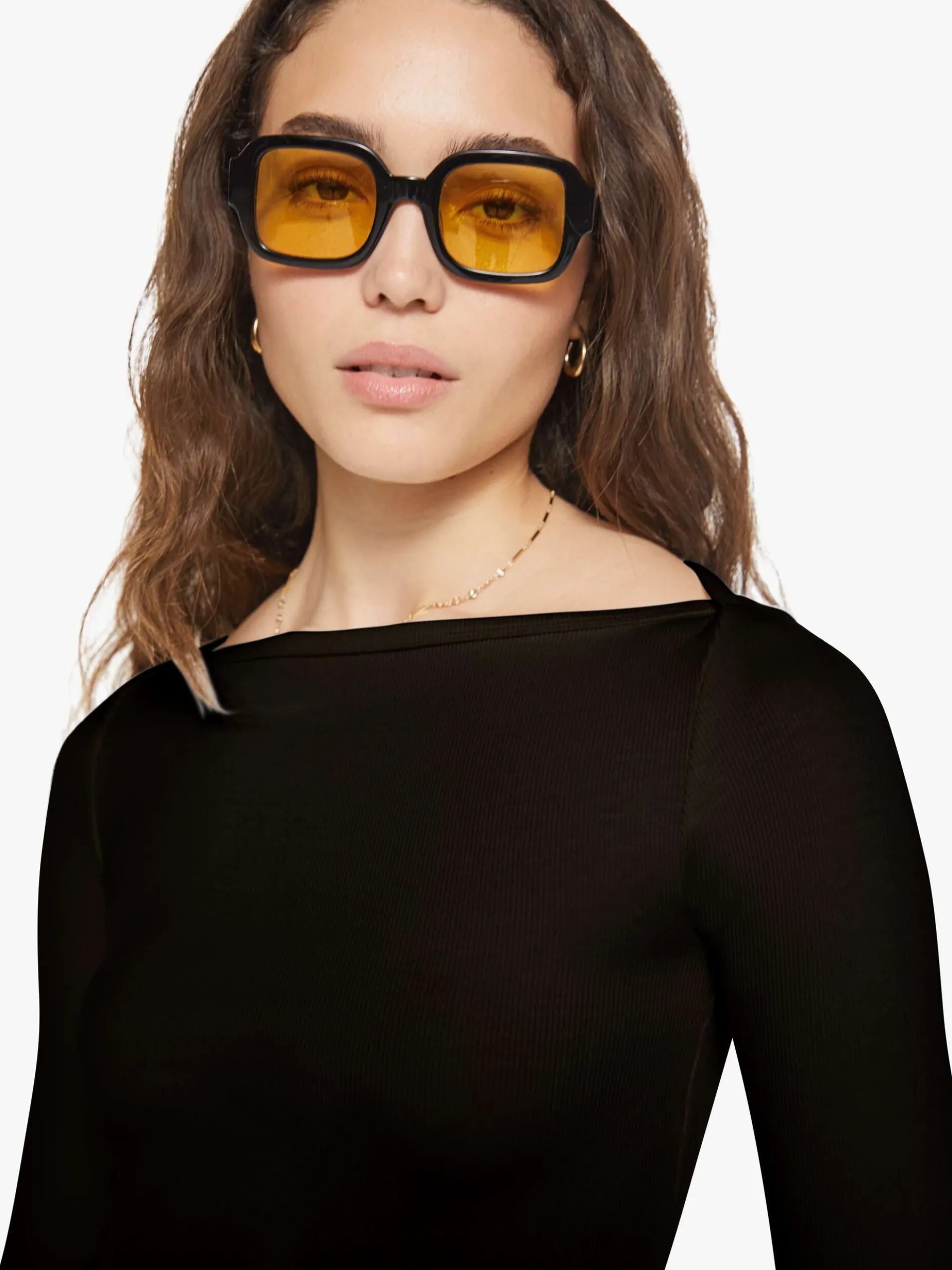 Long Sleeve Boatneck Top