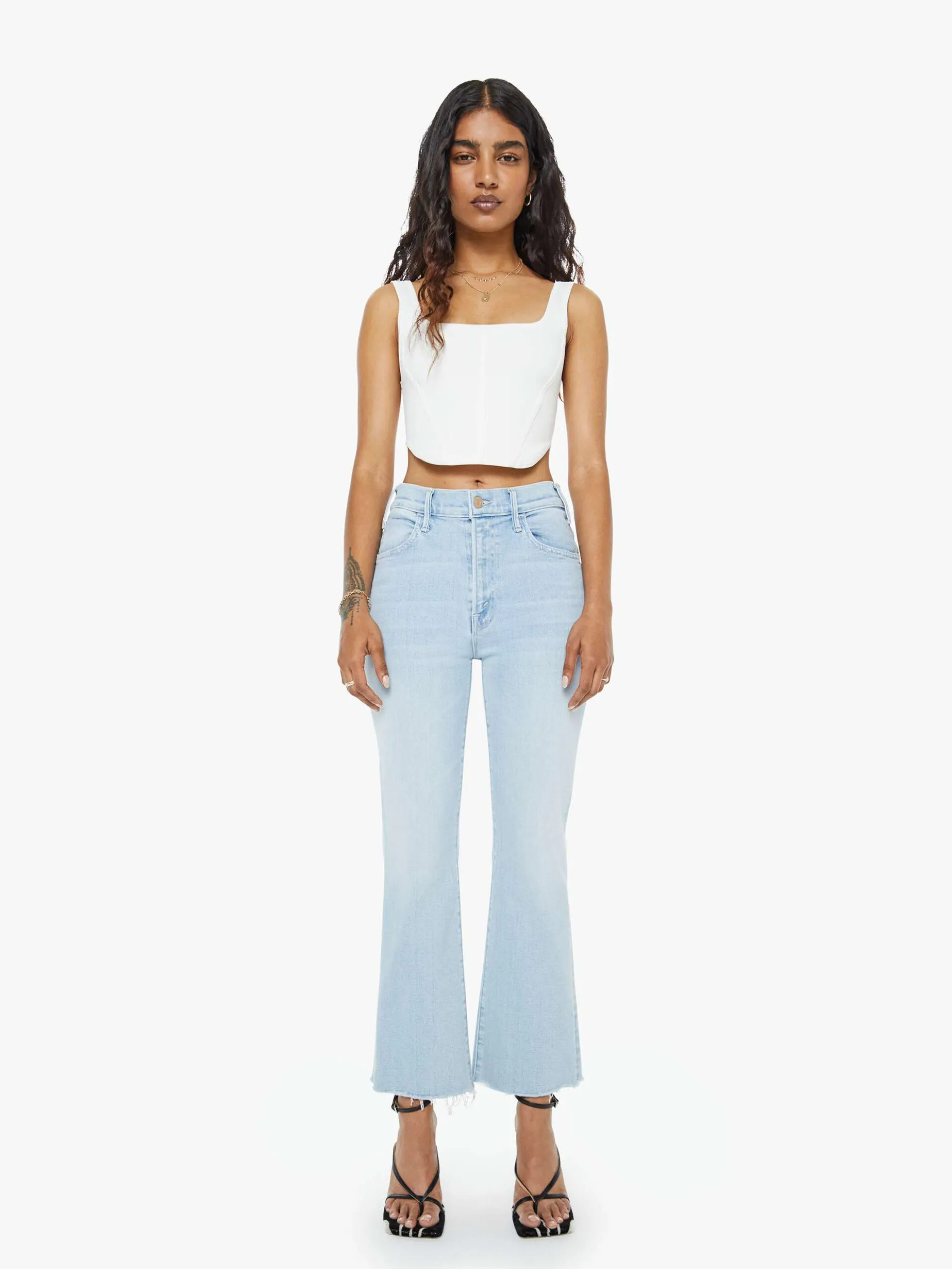 PETITES The Lil Hustler Ankle Fray