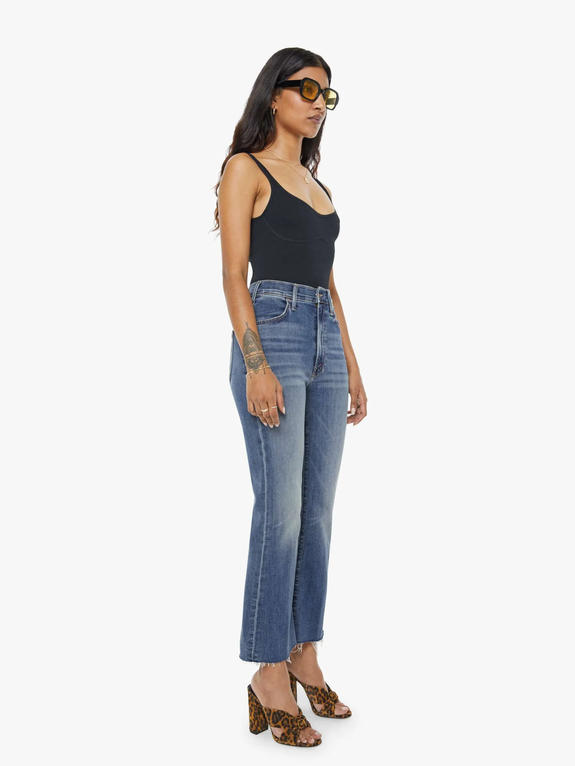 PETITES The Lil Hustler Ankle Fray