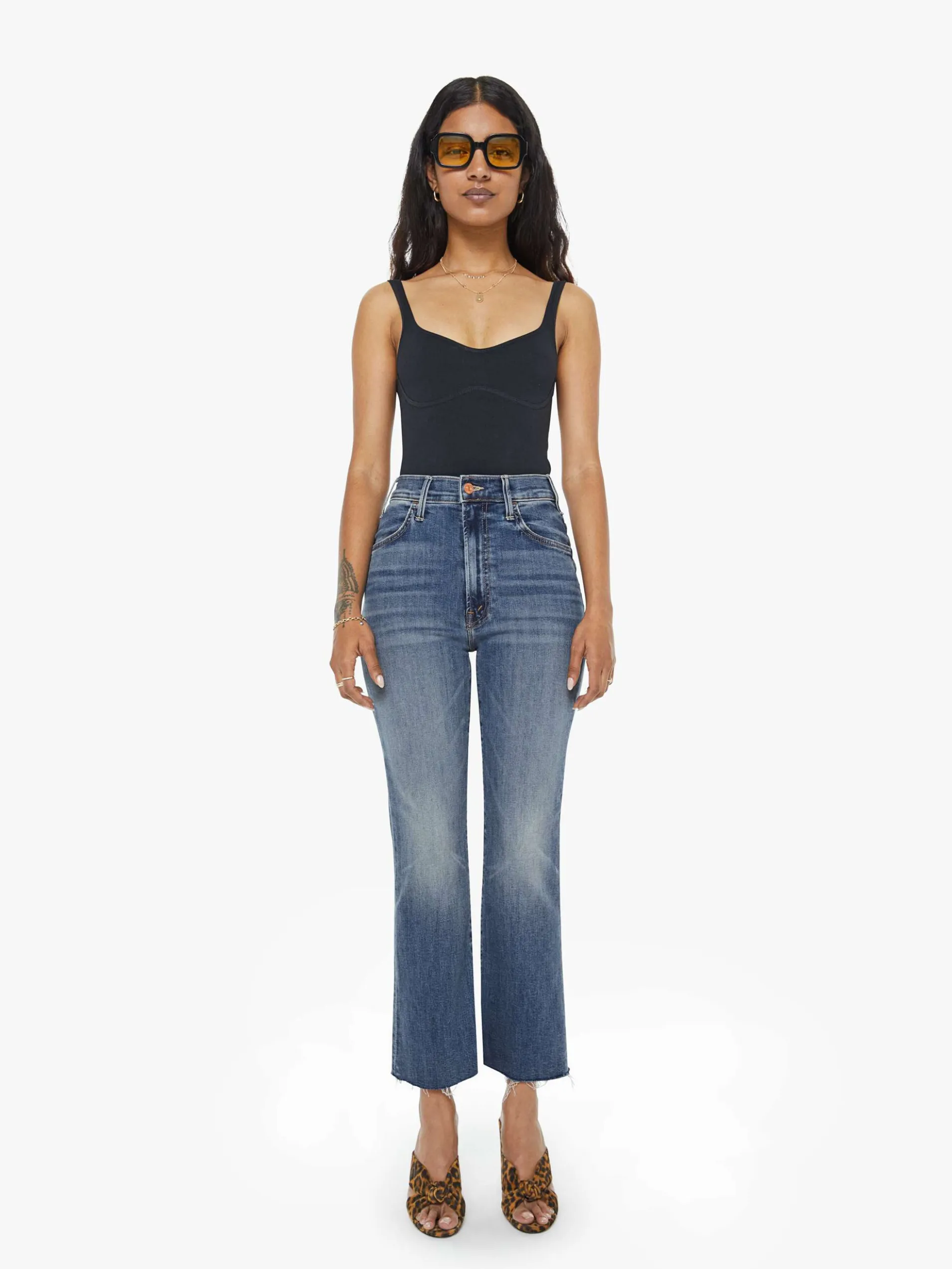 PETITES The Lil Hustler Ankle Fray
