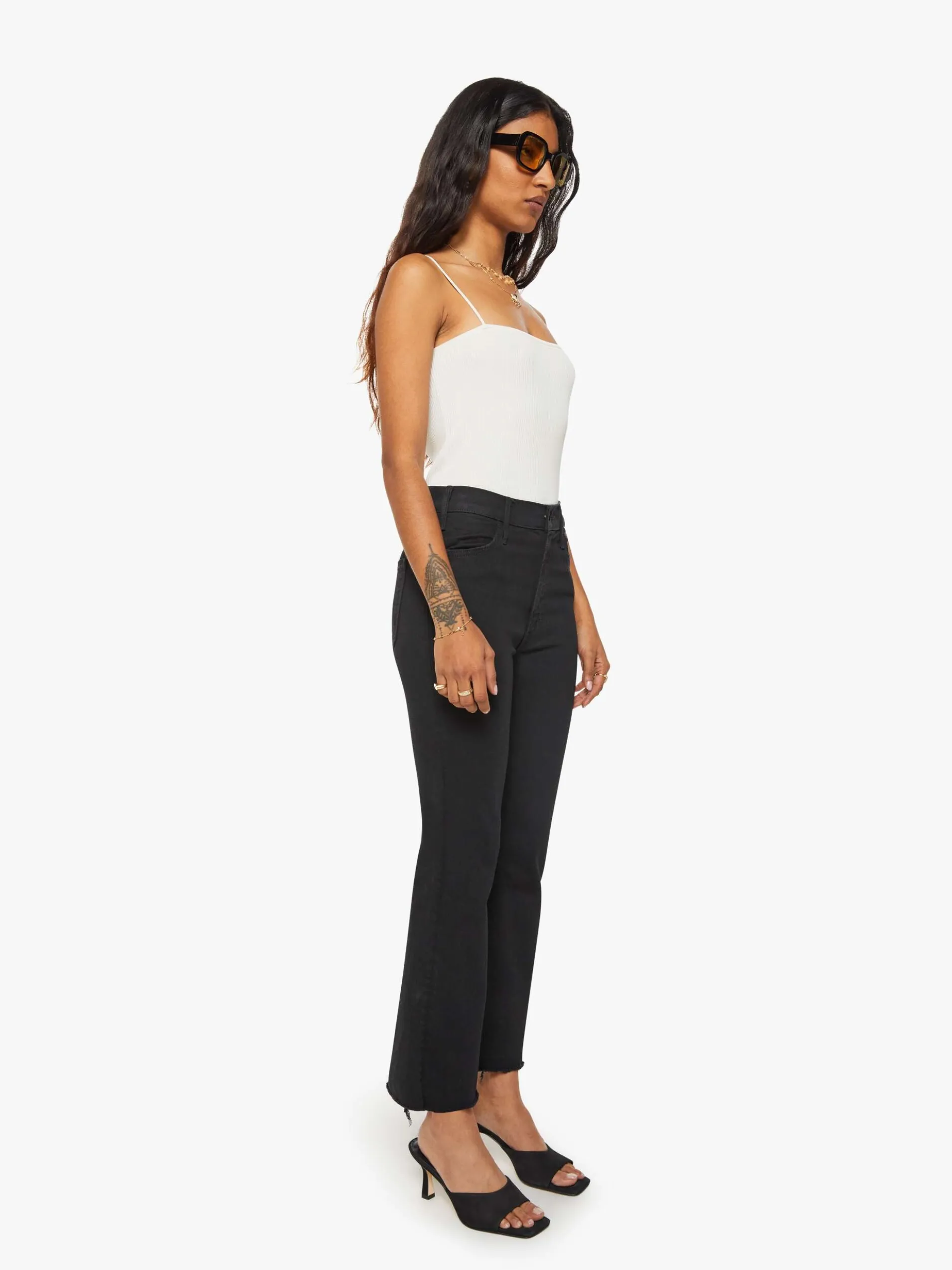 PETITES The Lil Hustler Ankle Fray