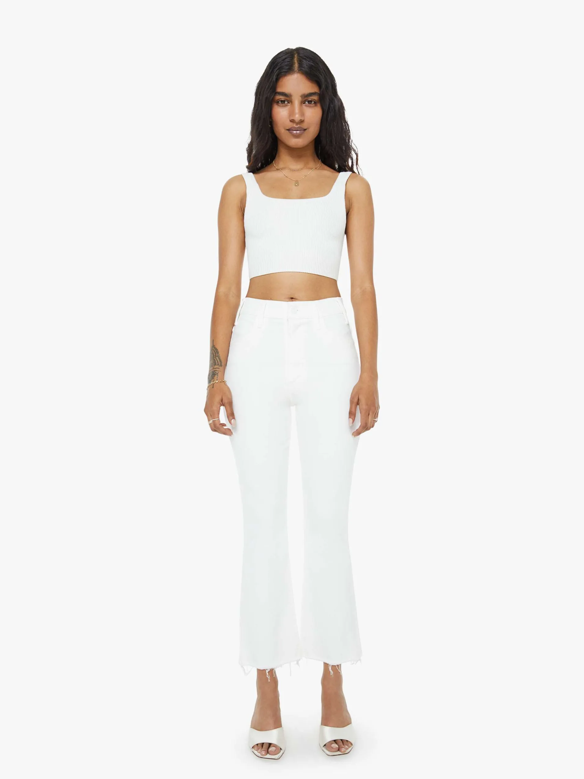PETITES The Lil Hustler Ankle Fray