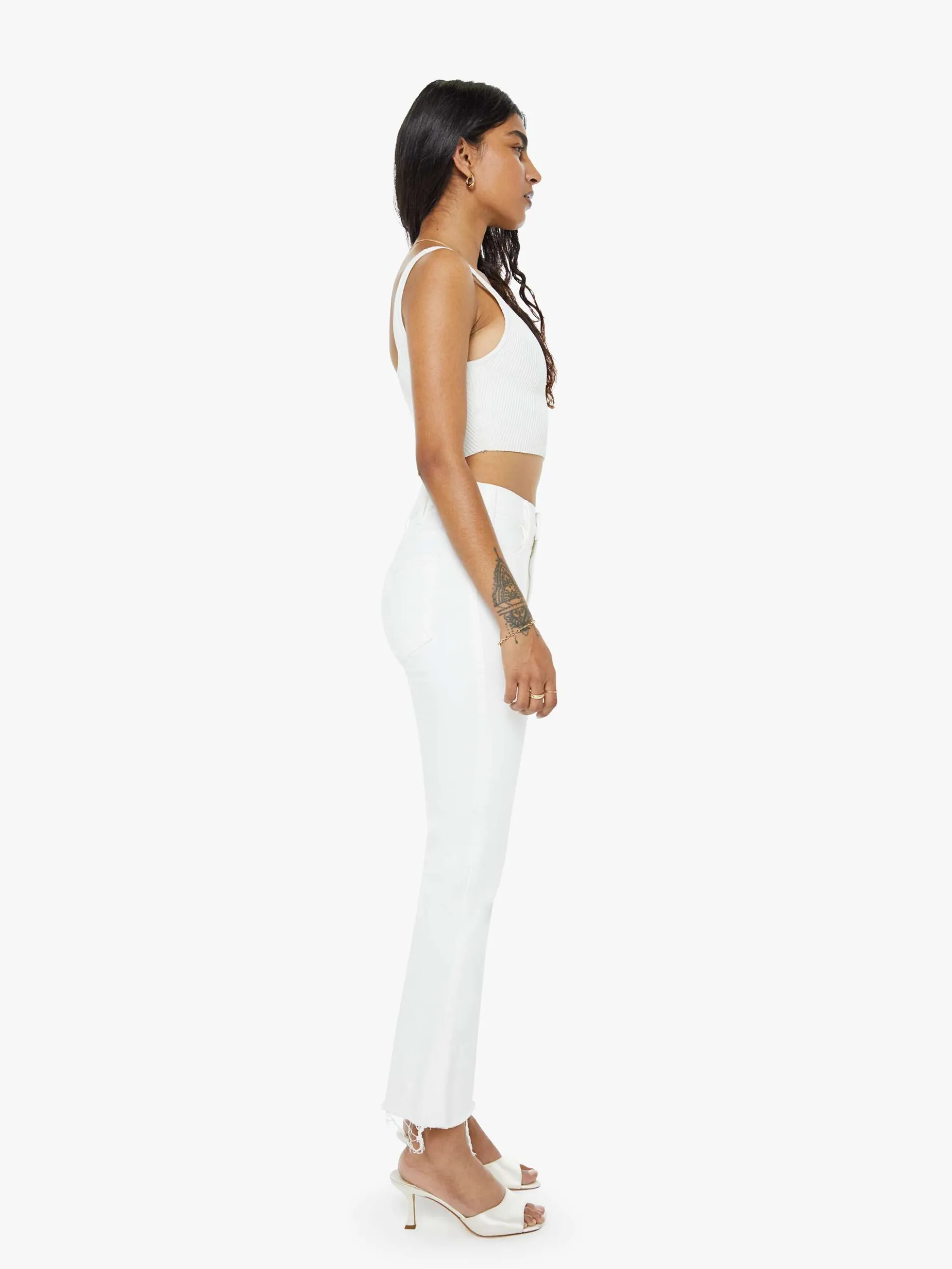 PETITES The Lil Hustler Ankle Fray