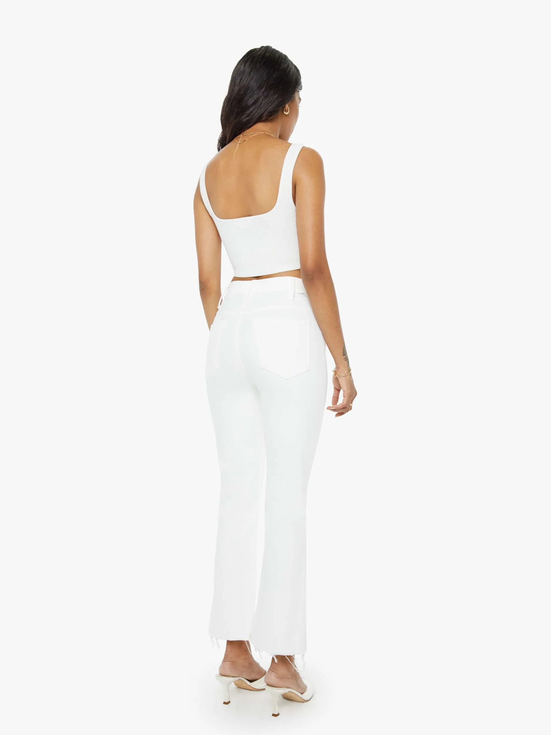PETITES The Lil Hustler Ankle Fray