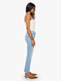 PETITES The Lil Mid Rise Dazzler Ankle Fray