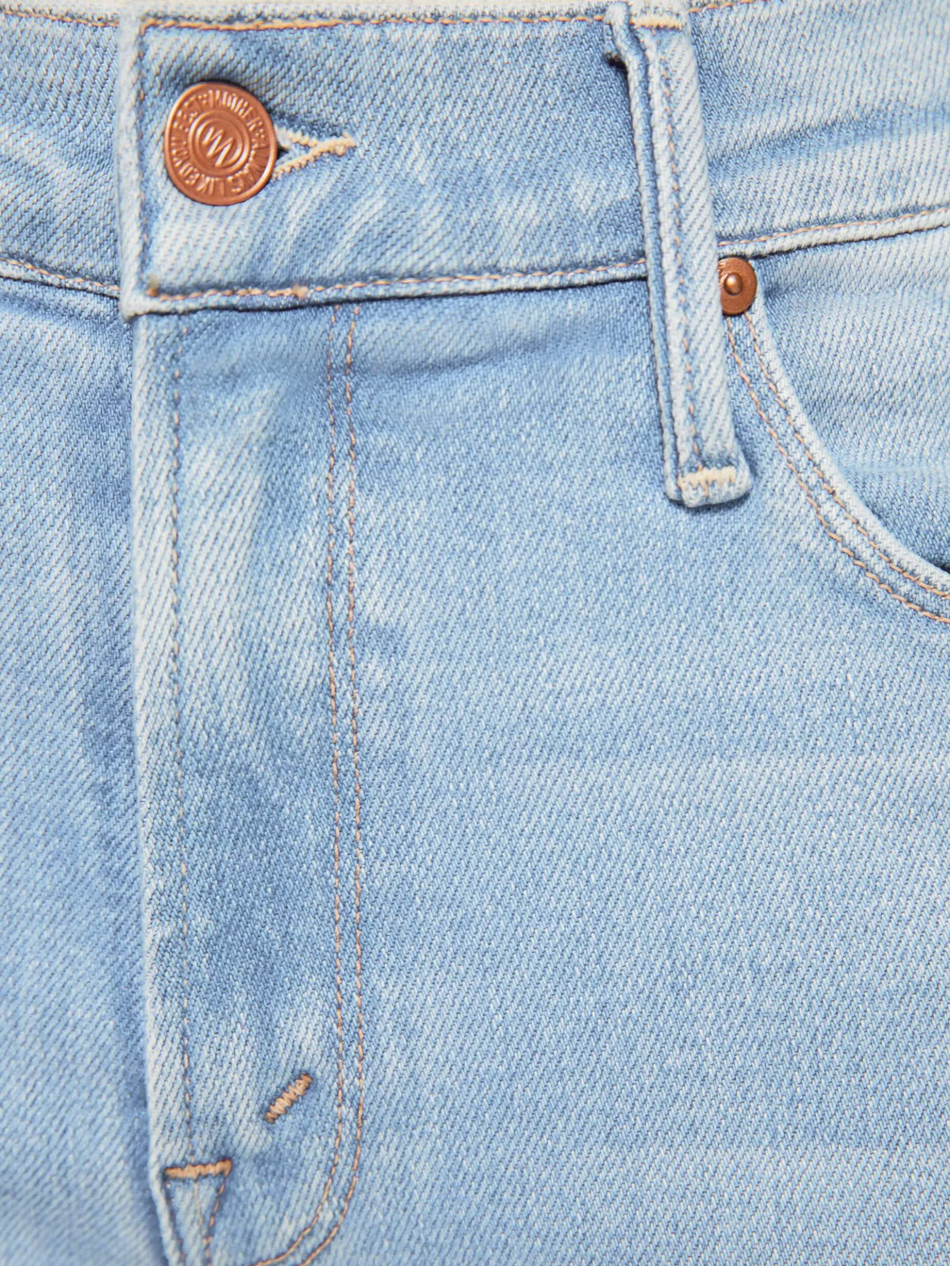 PETITES The Lil Mid Rise Dazzler Ankle Fray