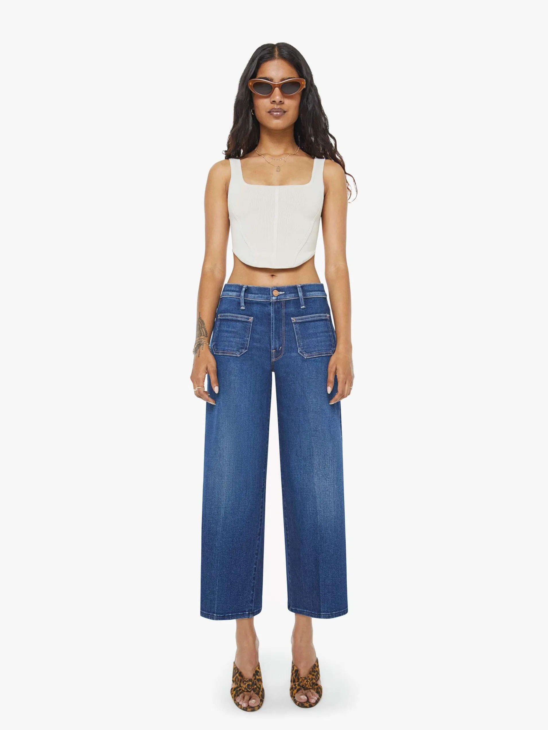 PETITES The Lil Patch Pocket Mid Rise Maven Ankle