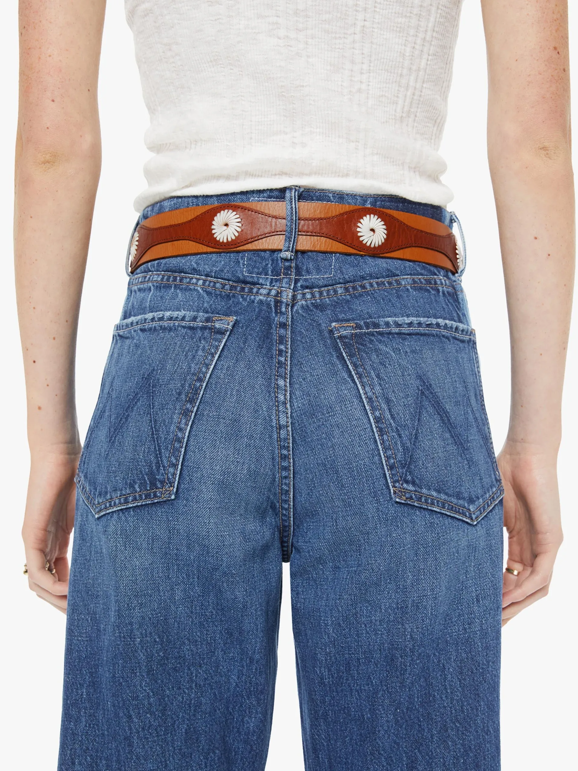 The 2 Tone Leather Belt