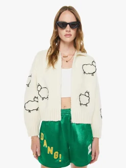 The Crop Raquette Cardigan