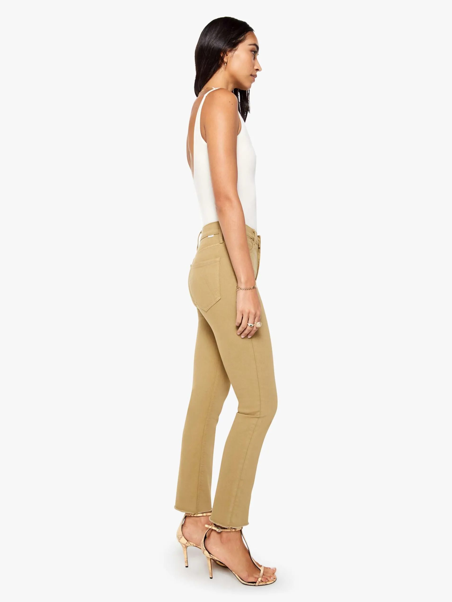 The Mid Rise Dazzler Ankle Fray