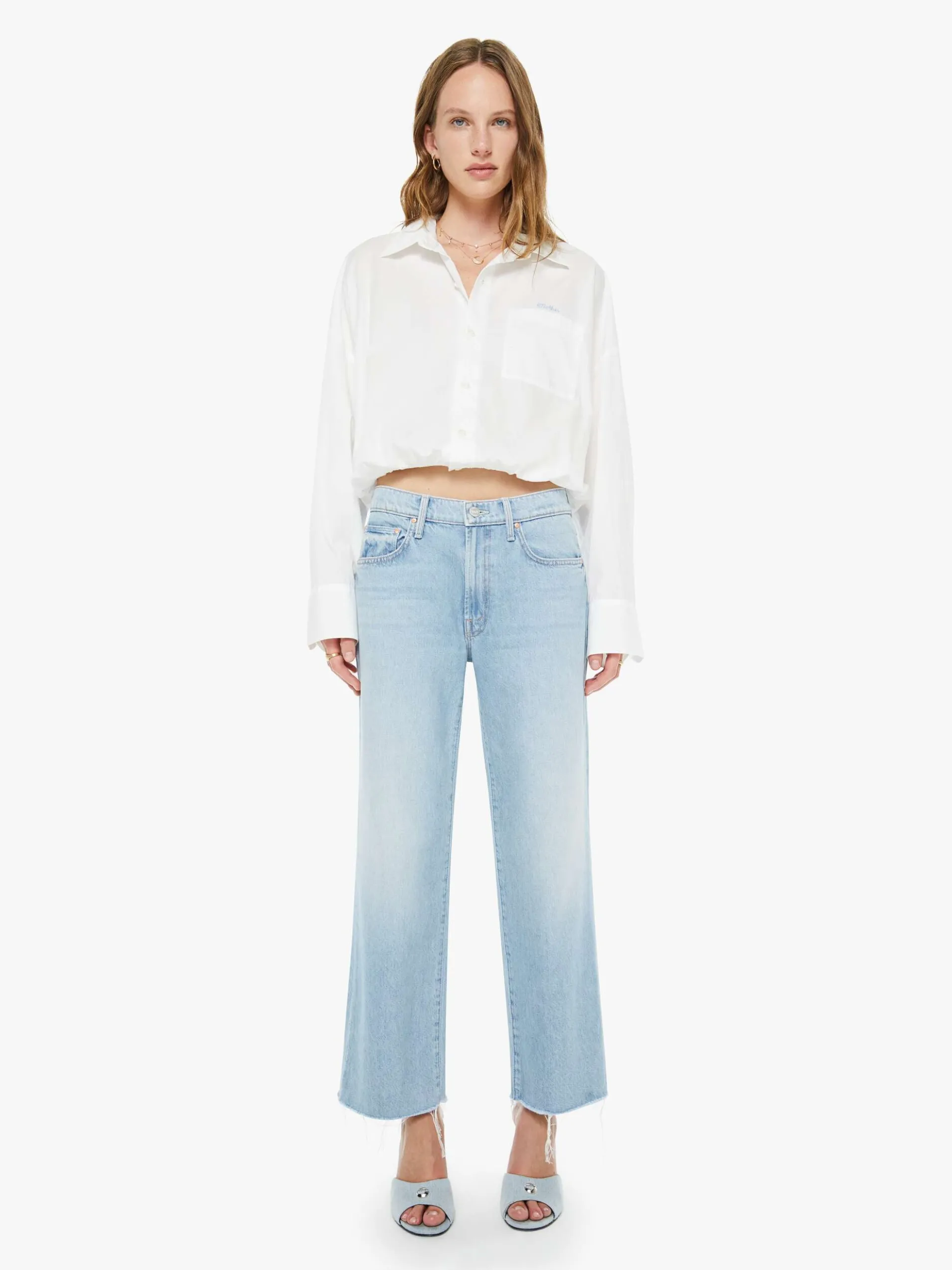 The Mid Rise Rambler Zip Ankle Fray