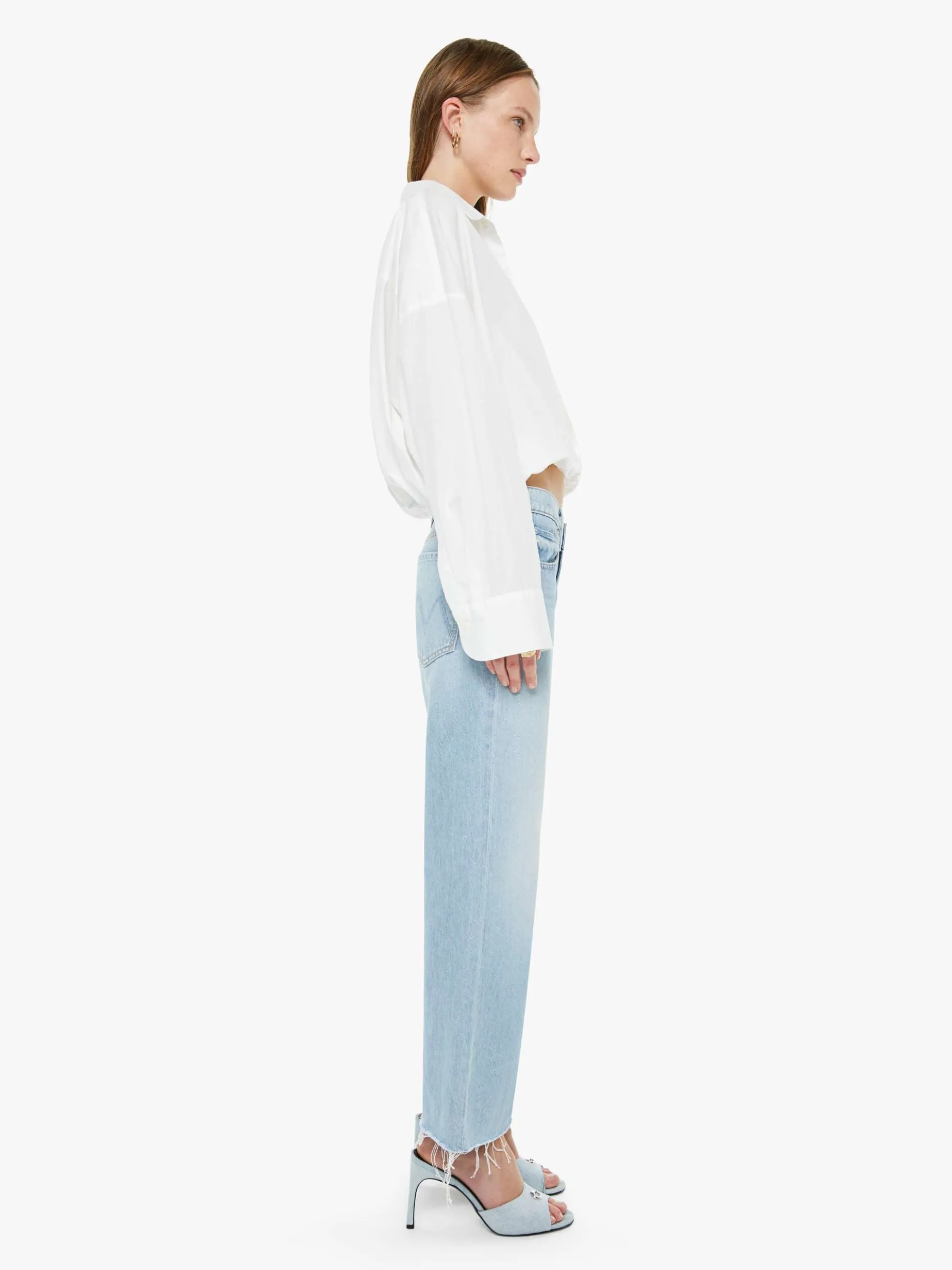 The Mid Rise Rambler Zip Ankle Fray