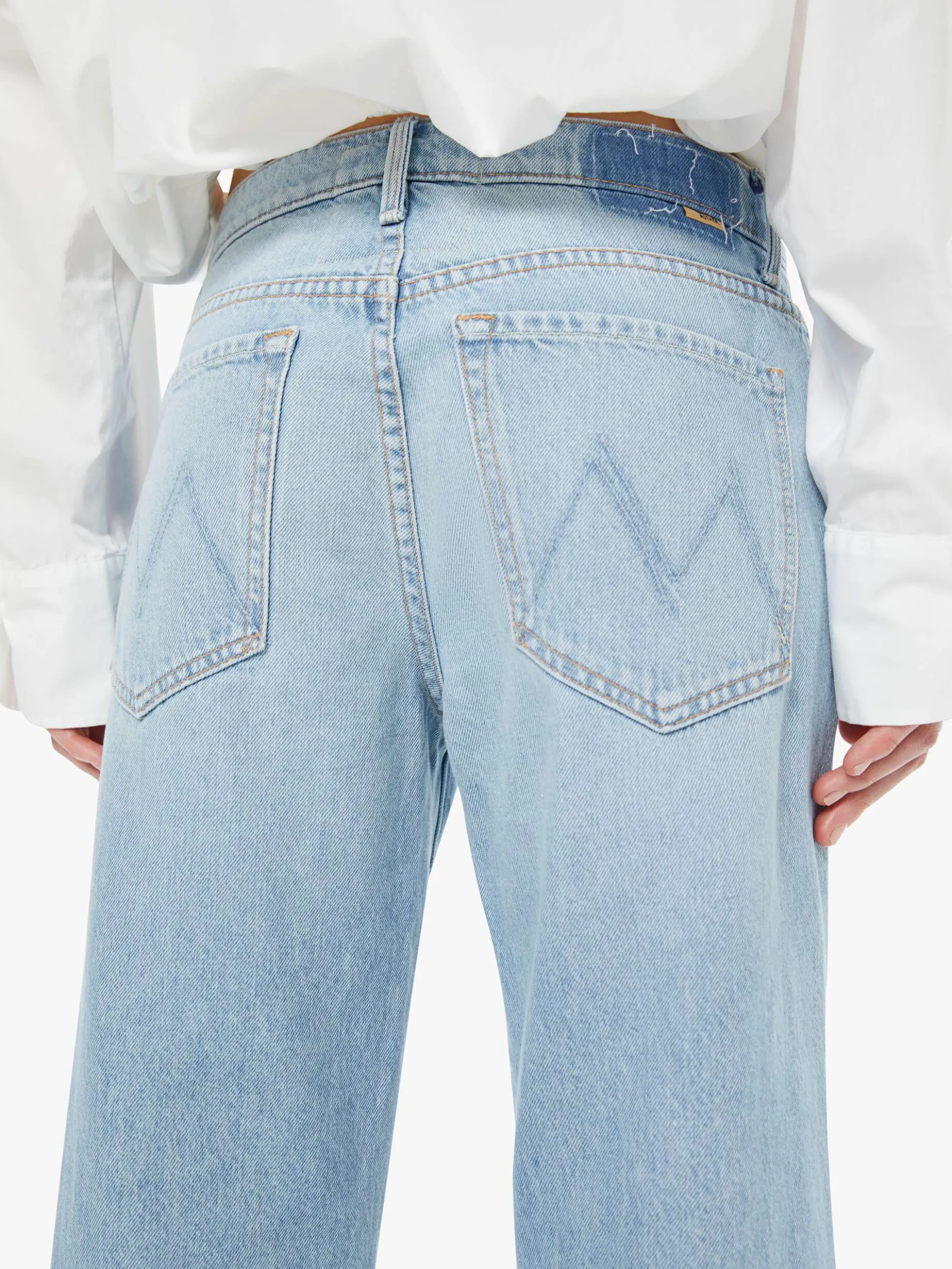 The Mid Rise Rambler Zip Ankle Fray