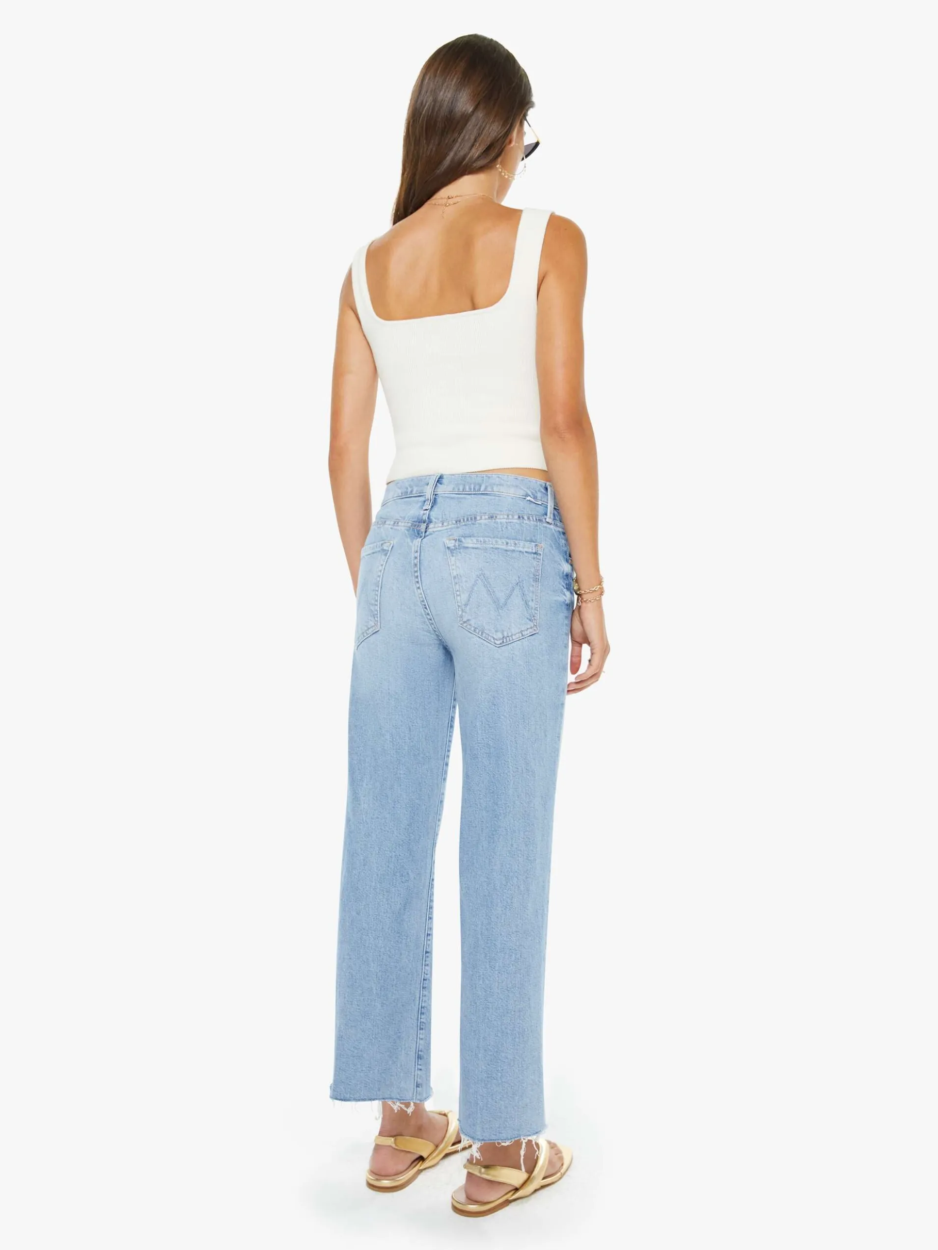 The Mid Rise Rambler Zip Ankle Fray