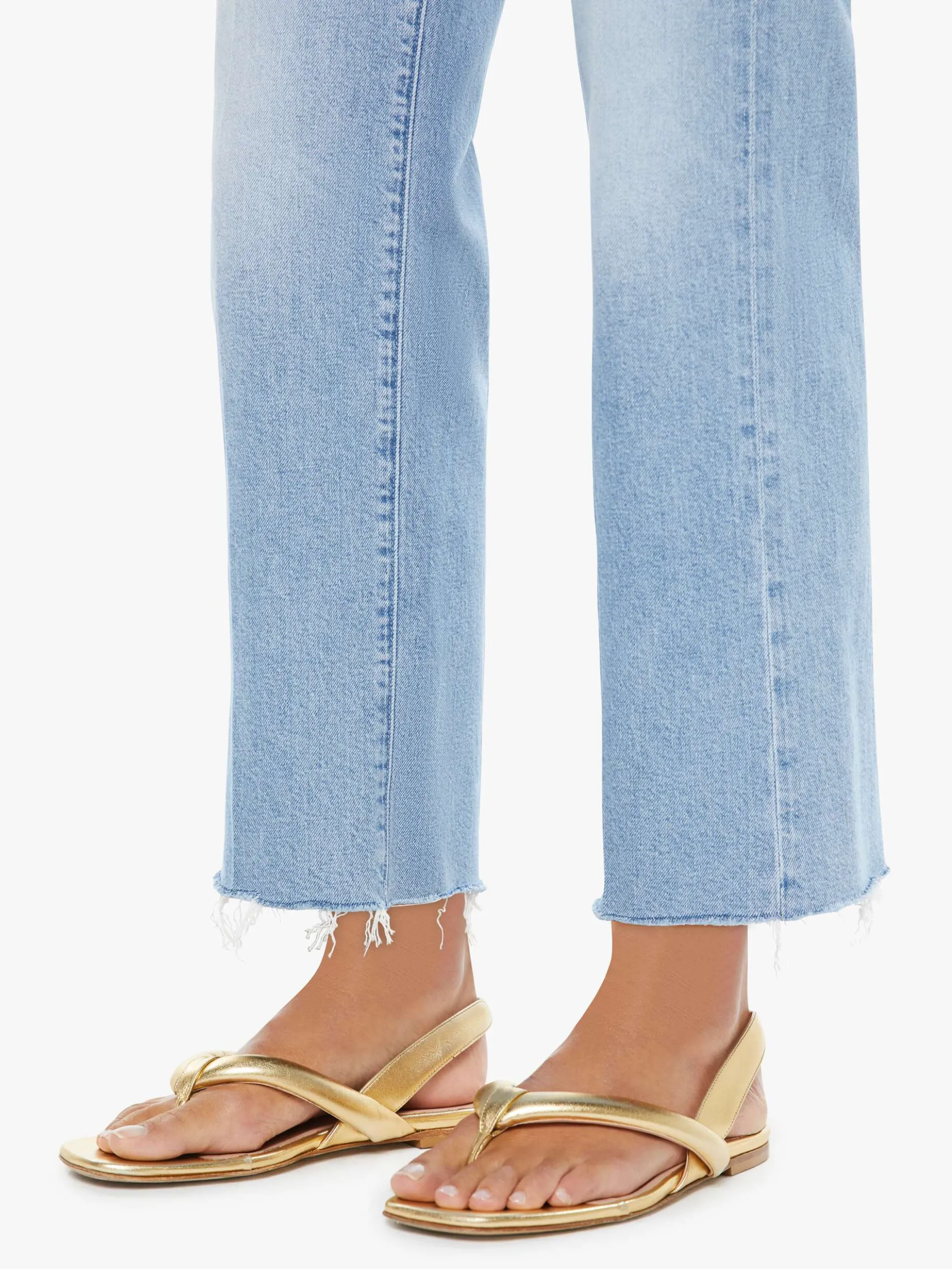 The Mid Rise Rambler Zip Ankle Fray