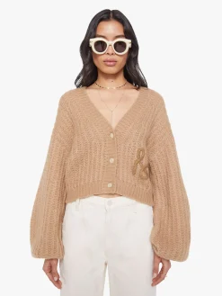 The Puffy Sleeve Varsity Cardigan