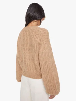 The Puffy Sleeve Varsity Cardigan